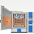PVD deposition machine / thermal evaporation / for ophtalmic lenses - 45 - 100 kVA | SYRUSpro series