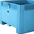 reusable container / plastic - 1 162 x 1 162 x 780 mm, max. 780 l