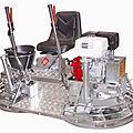 ride-on power trowel - 212 kg | MK8-75