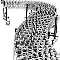 roller conveyor / extendable / mobile - max. 200 lbs | FX-200