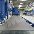 roller shot blasting machine / axle / profiles / sheet - LAUCO