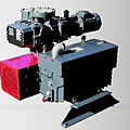 Roots pump vacuum unit / lubricated - max. 2 000 m3/h, max. 80 mbar