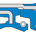 rotating shaft seal - max. 80 °C, max. 0.05 MPa | SF8
