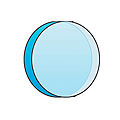 sapphire optical window / glass circular flat - ø 2.5 - 25.4 mm | W-SAP0xx series
