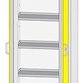 security cabinet / storage / fire-resistant / for hazardous materials - 895 x 595 x 2 080 mm | CLASSIC L