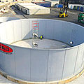 settling tank / wastewater - 13 - 3 400 m³ | W-Tank®