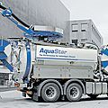 sewer cleaners truck / water recycling - 3 100 m³/h | Aquastar