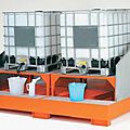shelving for hazardous materials - 2 720 x 1 650 x 350 mm | ECO 321