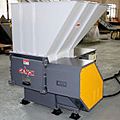 single-shaft shredder / cardboard box / plastics / glass - 80 rpm, 660 - 2 430 L | VISION series