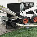 skid steer concrete pump - 2200 lbs