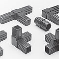 Aluminium tube - 30 x 15 mm