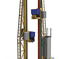 stacker crane - max. 600 kg, max. 24 m | Bugster
