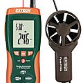 thermo-anemometer - -50 ºC ... +500 ºC, 0.4 - 30.00 m/s | HD300