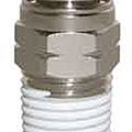 threaded fitting / brass - B-M-PT series