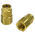 threaded fitting / brass - H-F series