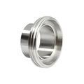 threaded fitting / in stainless steel - 3/8 - 1