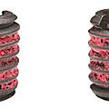 threaded insert / anti-vibration / neoprene - -10 °C ... +90 °C | AWTH
