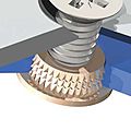 threaded insert / plastics - M2 - M10 | Microbarb®