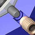 threaded insert / press-in / plastics - M2 - M12 | Multisert®
