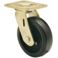 tired wheel caster / cast iron / rubber / with grease nipple - ø 100 - 200 mm, 200 - 600 kg | SL-HG series