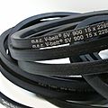 trapezoidal transmission belt / rubber - max. 25 x 23 mm, 38° | V-BELT® OIL STAT® (3-5-8V) series