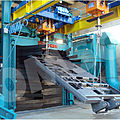 tunnel shot blasting machine / suspended load - TUNNELBLAST
