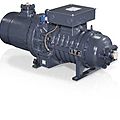 twin auger refrigeration compressor / semi hermetic - 118 - 1100 m³/h, 40 - 390 HP | SRC-XS series