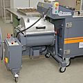 twin shaft concrete mixer - 0 - 110 rpm, 30 kg | WLM 30
