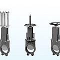 unidirectional valve / knife gate - DN050 - DN1200