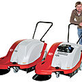 walk behind sweeper - 43 L, 1 000 m² | Alfa series