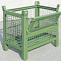 wire mesh container with lateral opening - max. 500 kg | SRP 046/100