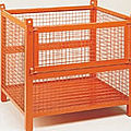 wire mesh container with lateral opening - max. 800 kg | SR 119/120/037/121