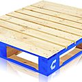 wood pallet - 1 200 x 1 000 x 162 mm