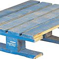 wood pallet - 800 x 600 x 166 mm