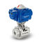 Floating Ball Valve H Habonim Pneumatically Operated Threaded