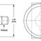 front mount miniature Bourdon tube pressure gauge 15 - 2 000 psi | P562 AMETEK U.S. GAUGE