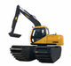 amphibious excavator