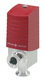 electro-pneumatic angle valve
