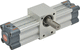 rack and pinion pneumatic rotary cylinder
