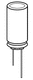 radial leaded electrolytic capacitor for electronics