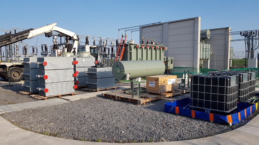 Installation Of An Kv Mva Onan Onaf Oil Filled Power Transformer