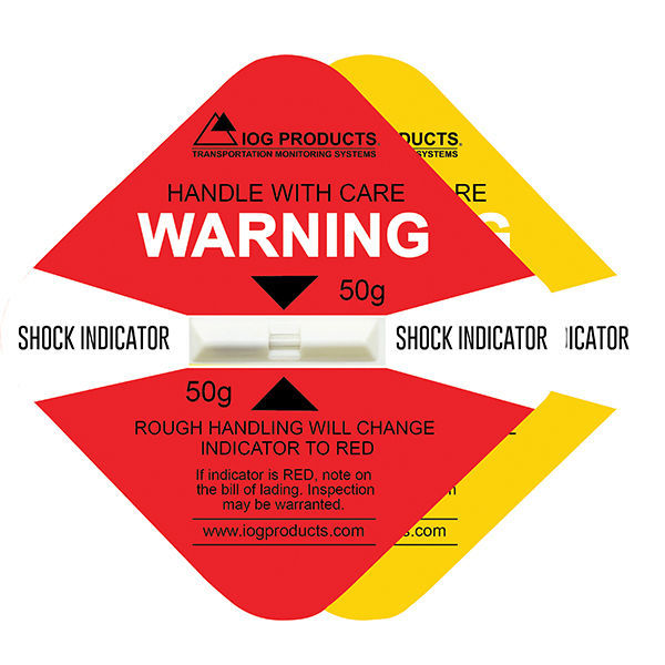 衝撃性インジケーター ラベル shock indicator labels iog