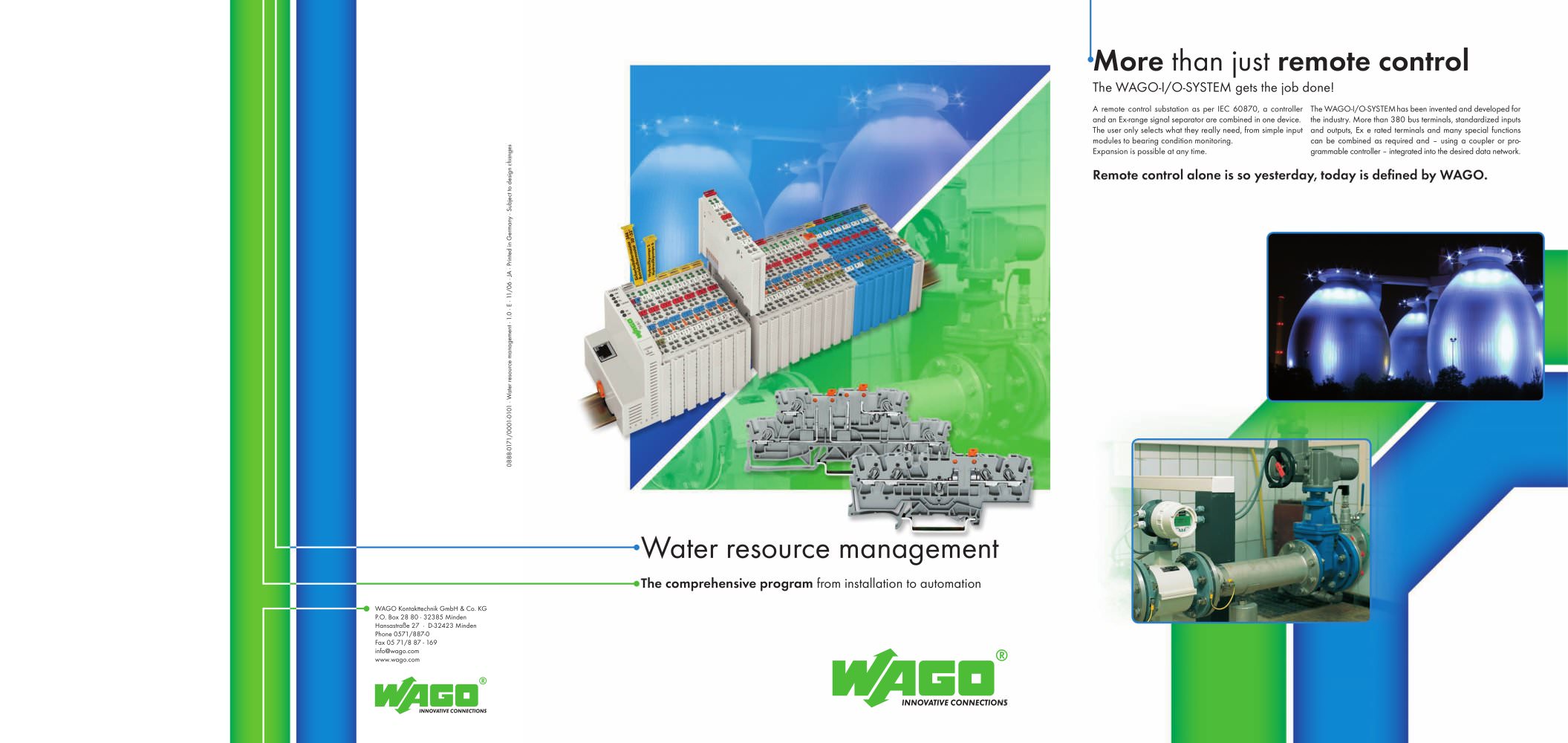 Range of water resource applications - WAGO