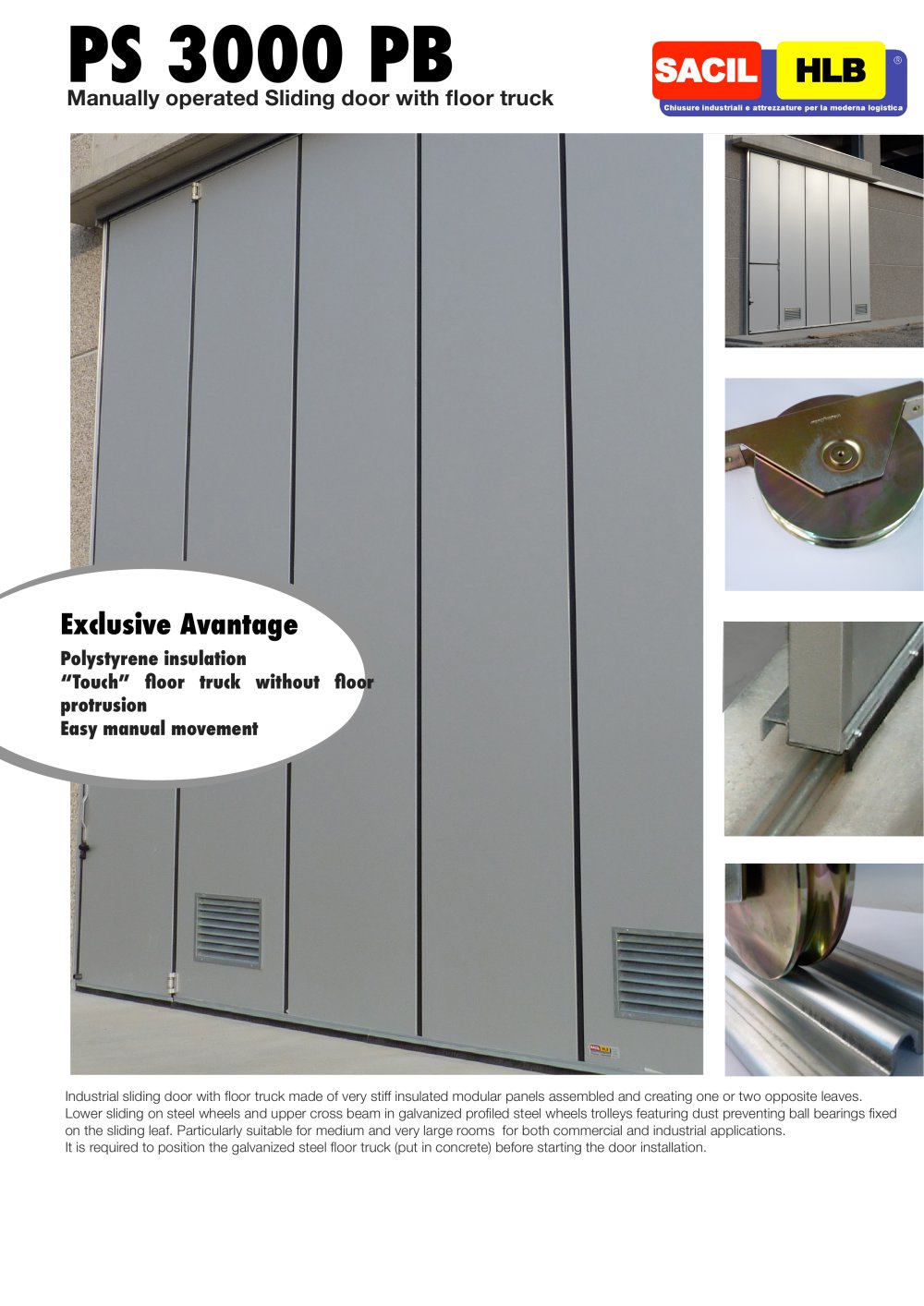 Sliding Doors With Floor Track Ps 3000 Pb Sacil Hlb Pdf Sliding Doors With Floor Track Ps 3000 Pb 1 2 Pages