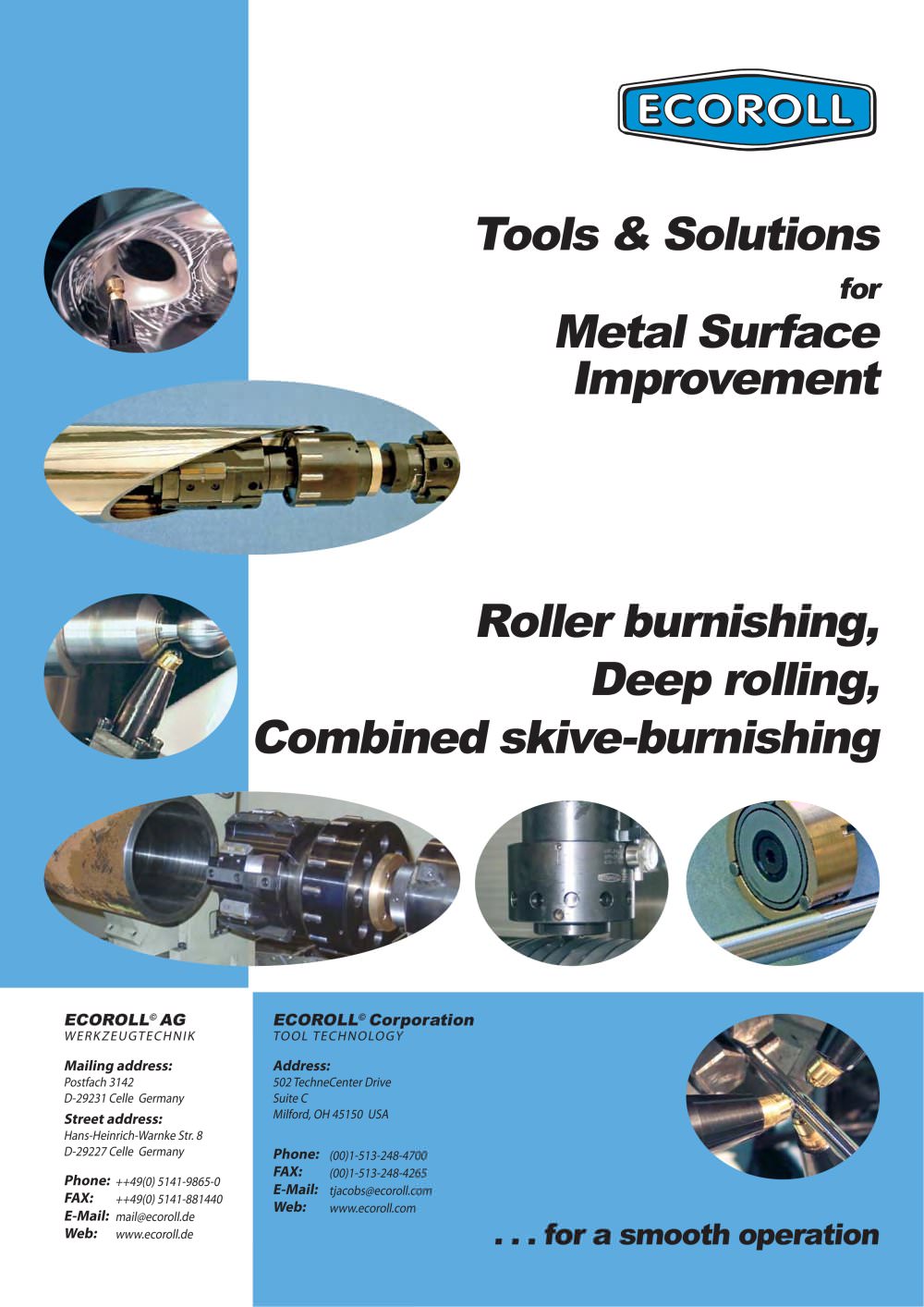 roller burnishing tool - Urma