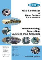 roller burnishing tool