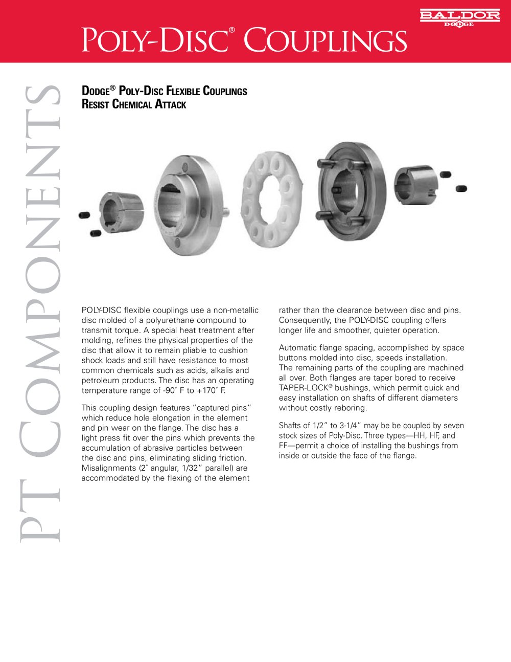 Poly Disc Couplings - Baldor Electric Company