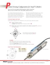Position Sensing Configurations for Airpel� Cylinders