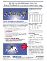 MP900 and MP9000 Series Kool-Pak� Power Film Resistors 