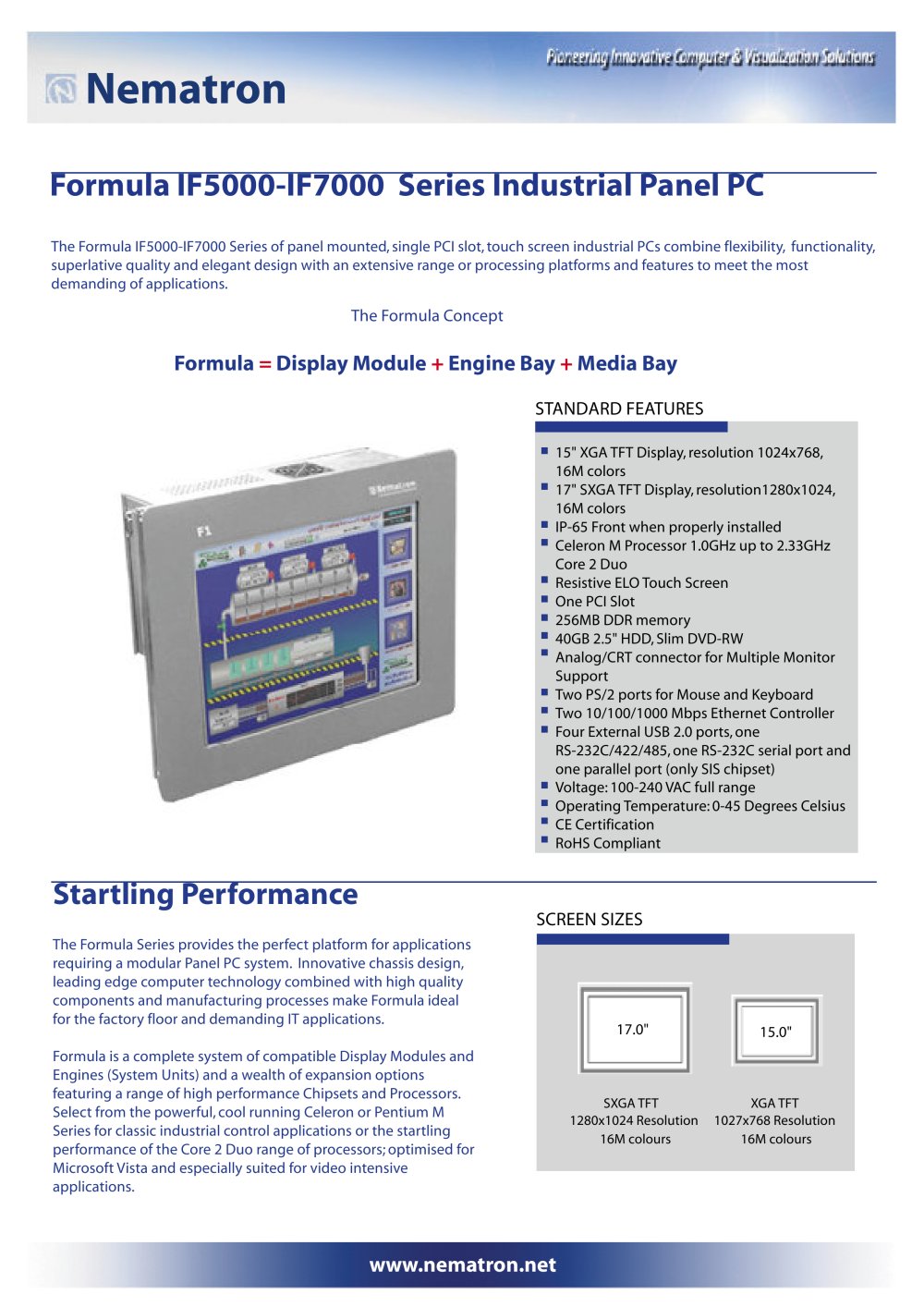Industrial Panel PC FAN-CE-UL-cUL - Nematron Europe